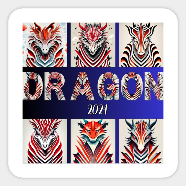 Dragon - 2024 Sticker by SimpleByJetson